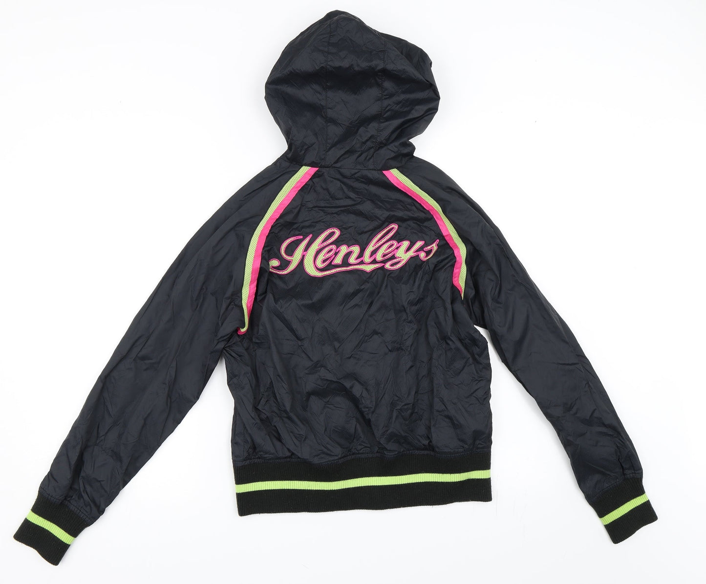 Henleys Womens Black   Windbreaker Coat Size S