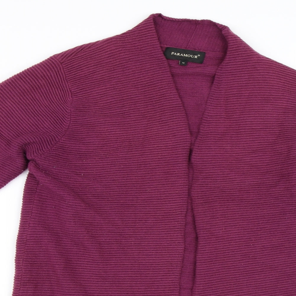 Paramour Womens Purple   Cardigan Jumper Size M