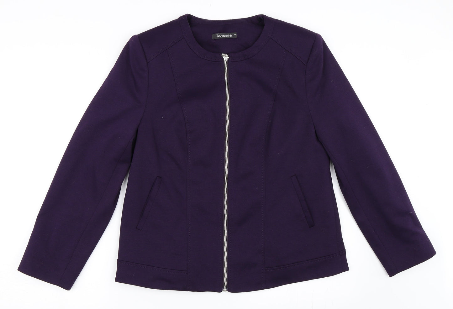 Womens UK Size 14 Bonmarché Purple Jacket