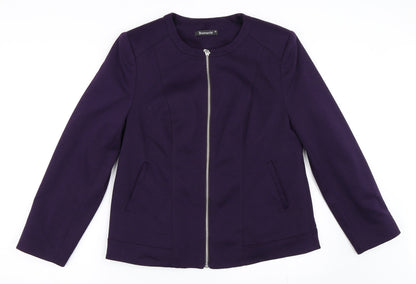 Womens UK Size 14 Bonmarché Purple Jacket