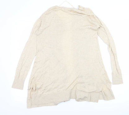 Atmosphere Womens Beige  Knit Cardigan Jumper Size 6