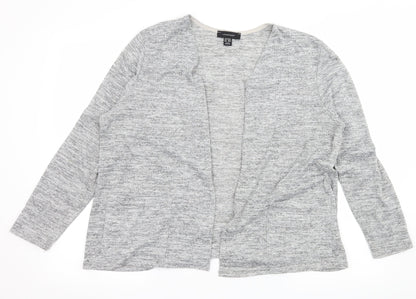 Atmosphere Womens Grey  Knit Cardigan Jumper Size 14