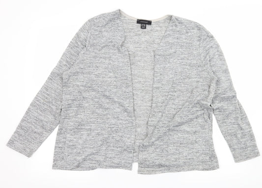 Atmosphere Womens Grey  Knit Cardigan Jumper Size 14