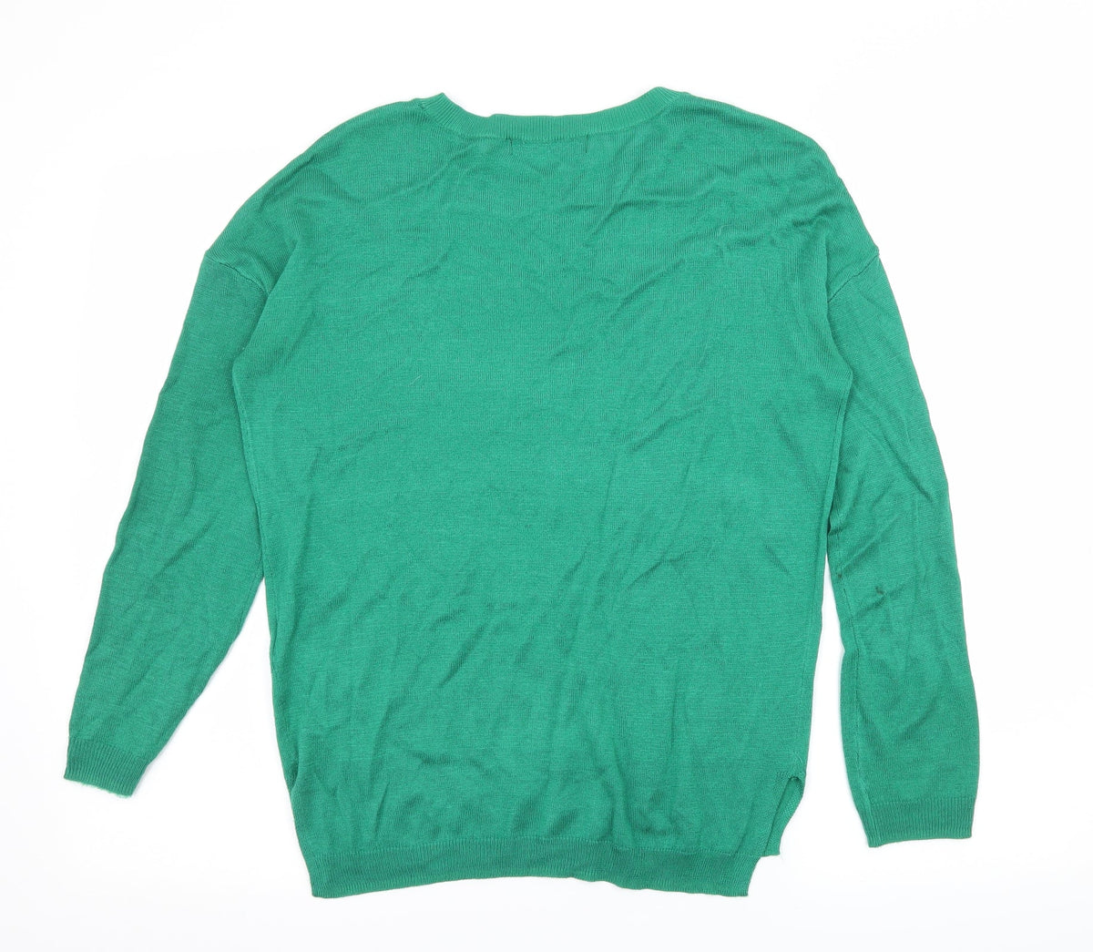 Marks & Spencer Womens Green  Knit Pullover Jumper Size S