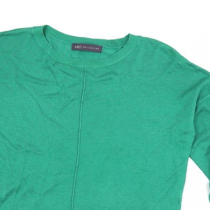 Marks & Spencer Womens Green  Knit Pullover Jumper Size S