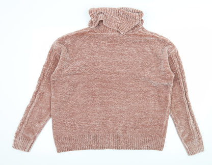 Georg Womens Pink  Knit Pullover Jumper Size M