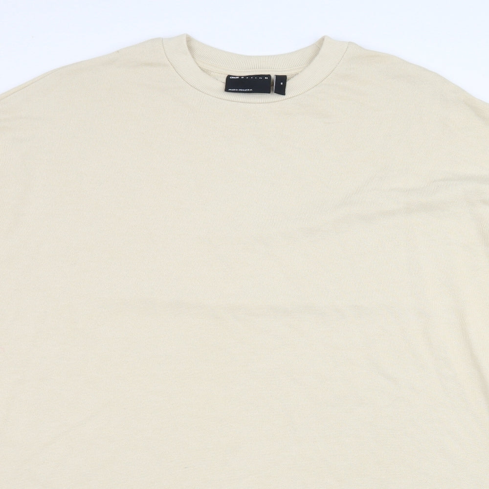 Womens UK Size M ASOS Ivory Pullover Sweatshirt