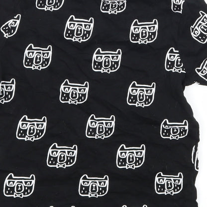 George Boys Black Geometric Jersey Basic T-Shirt Size 2-3 Years  - Hipster Dog