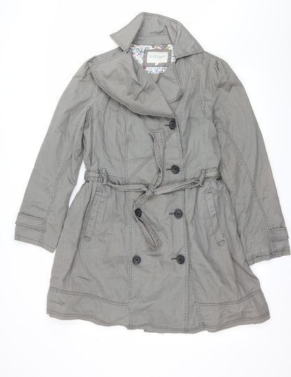 Womens UK Size 12 Marks and Spencer Grey Overcoat