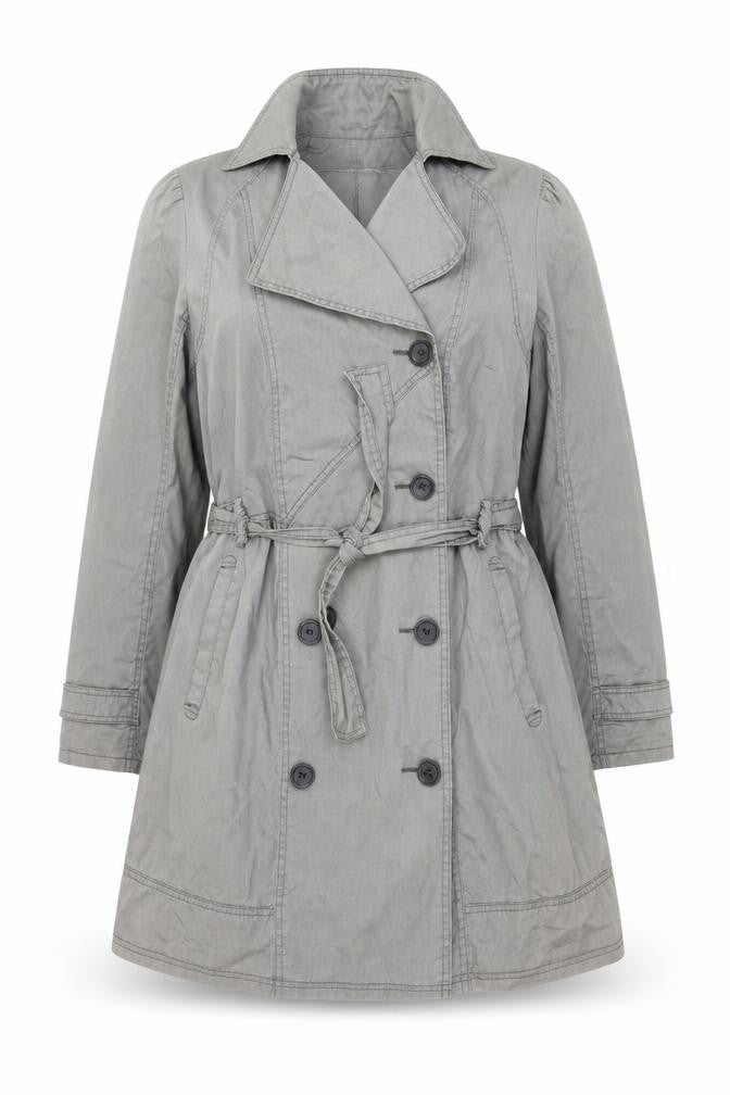Marks & Spencer Womens Grey   Overcoat Coat Size 12