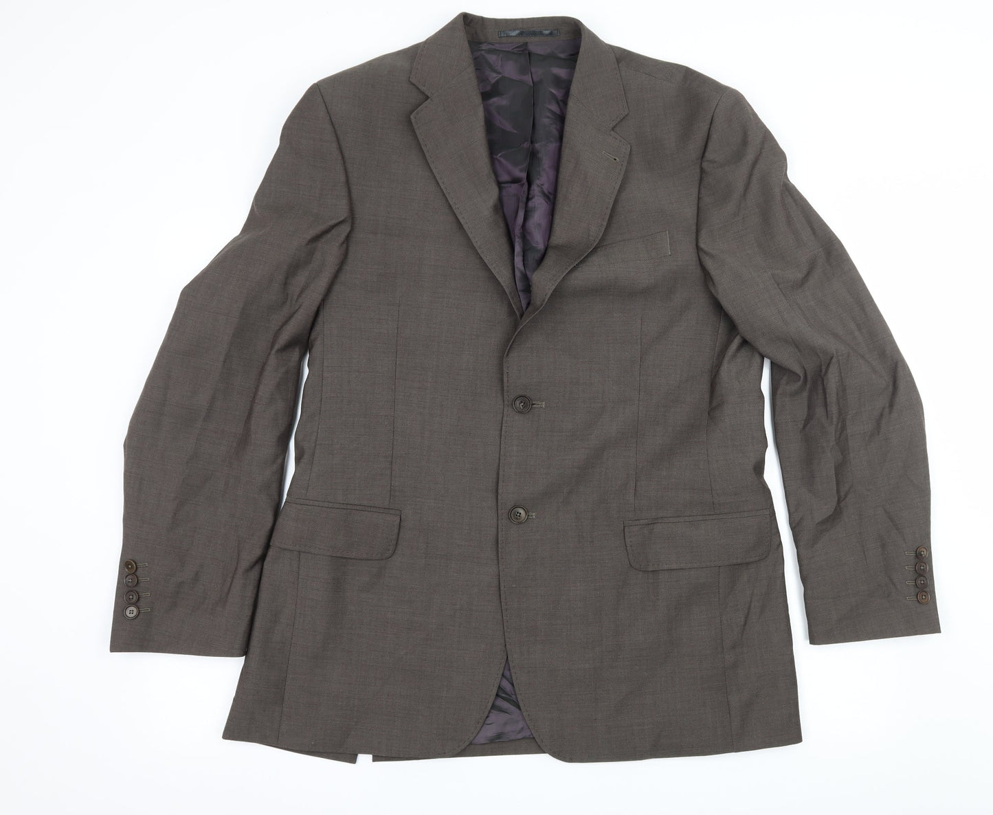 Mens UK Size L NEXT Regular Brown Suit Jacket