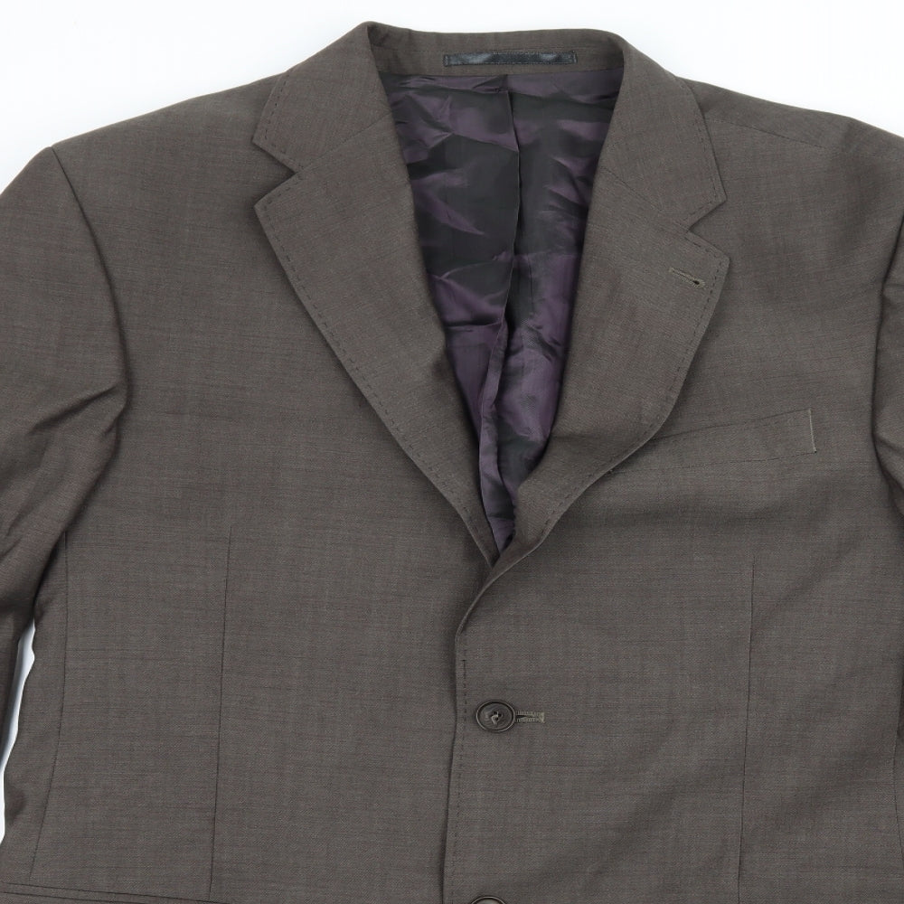 Mens UK Size L NEXT Regular Brown Suit Jacket