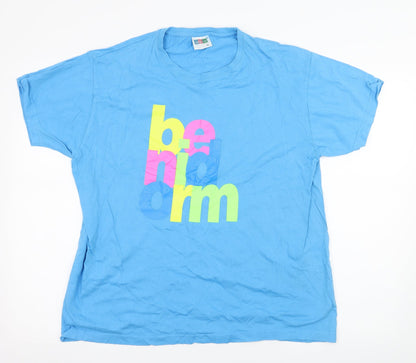 Anbor Mens Blue  Jersey  T-Shirt Size XL