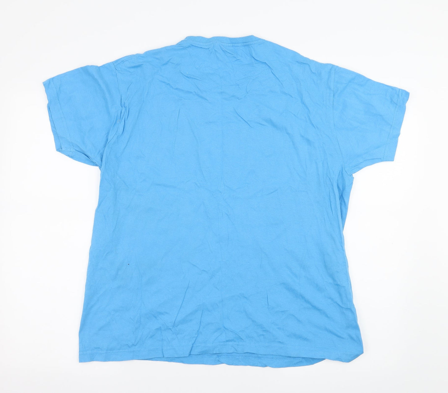 Anbor Mens Blue  Jersey  T-Shirt Size XL