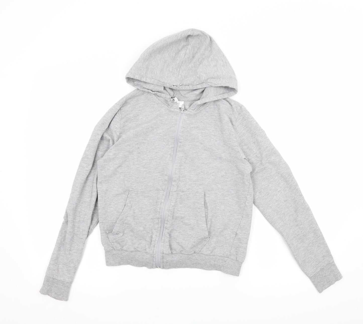 Womens UK Size XS Divided by H&M Grey Full Zip Hoodie