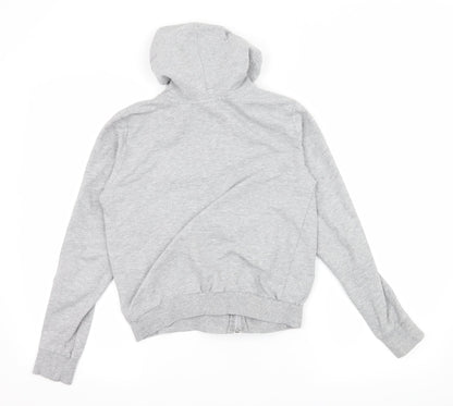 Womens UK Size XS Divided by H&M Grey Full Zip Hoodie