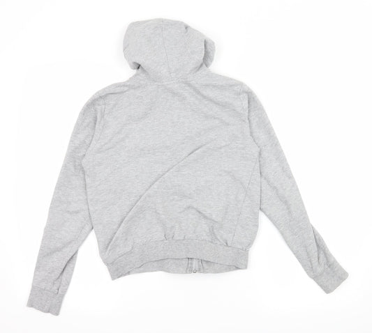 Womens UK Size XS Divided by H&M Grey Full Zip Hoodie