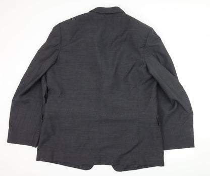 Joseph Seminaia Mens Grey   Jacket Suit Jacket Size 2XL