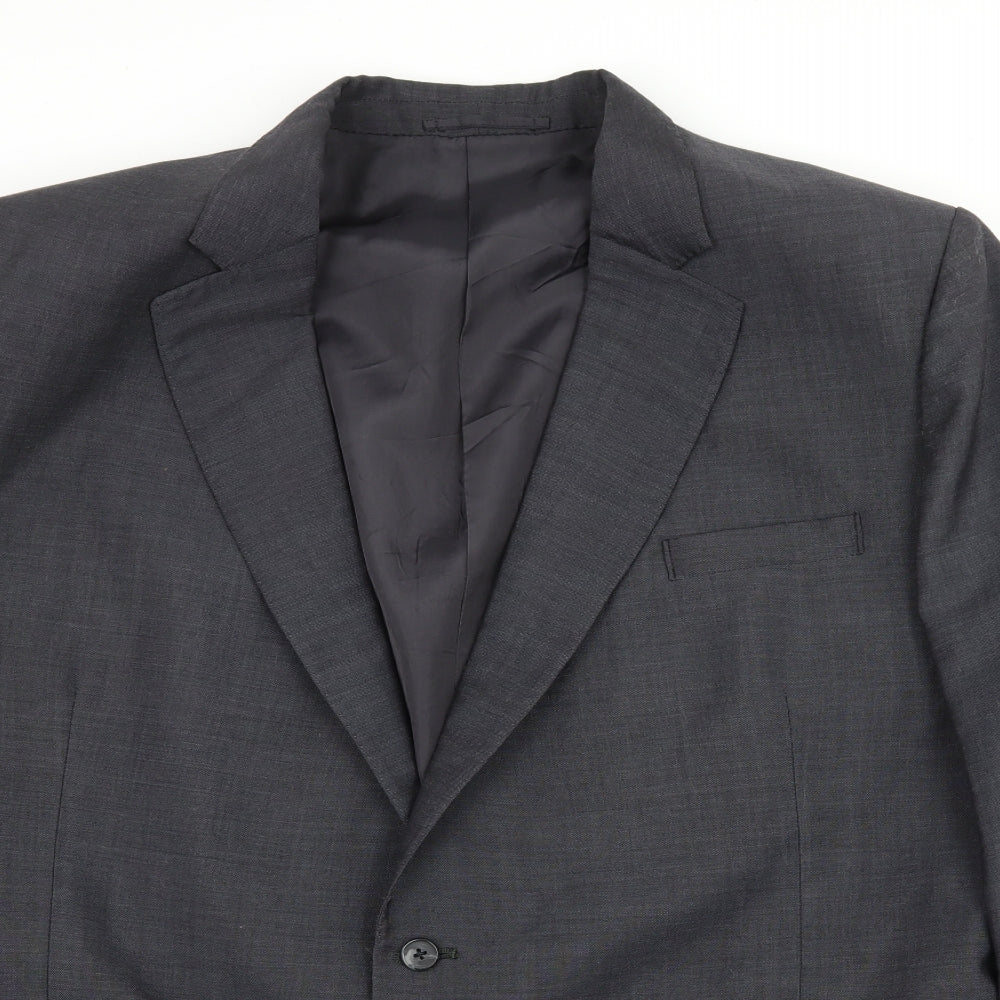 Joseph Seminaia Mens Grey   Jacket Suit Jacket Size 2XL