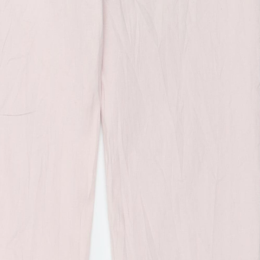 Preworn Womens Pink  Denim Skinny Jeans Size 10 L31 in