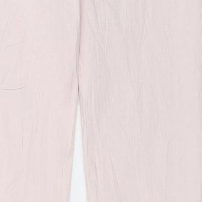 Preworn Womens Pink  Denim Skinny Jeans Size 10 L31 in