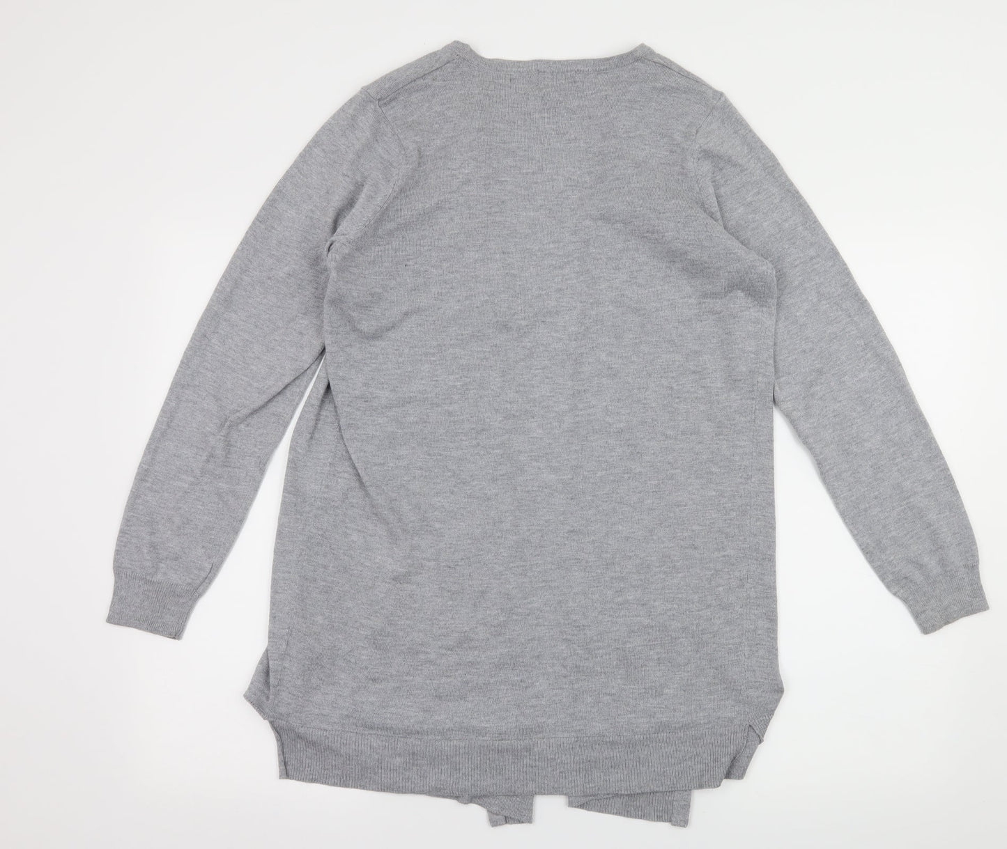 F&F Womens Grey  Knit Cardigan Jumper Size 14