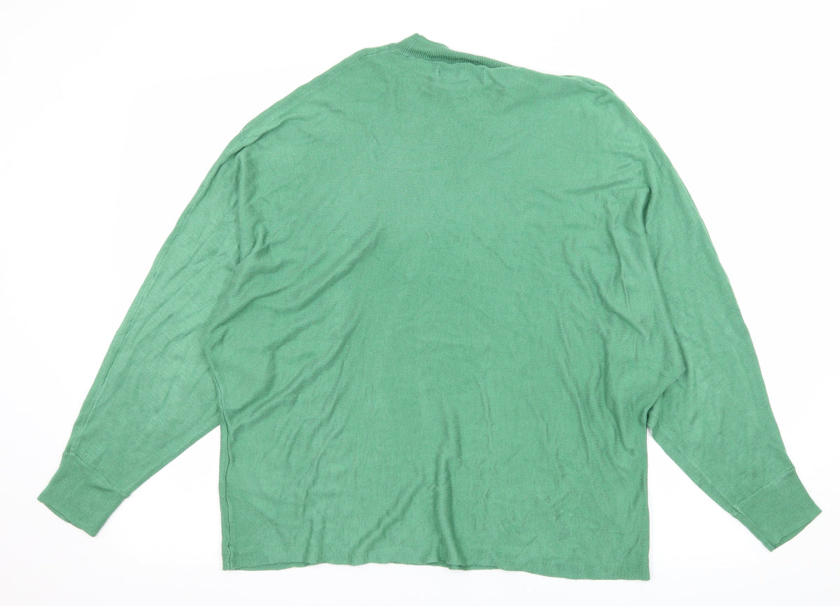 Marks & Spencer Womens Green  Knit Pullover Jumper Size L