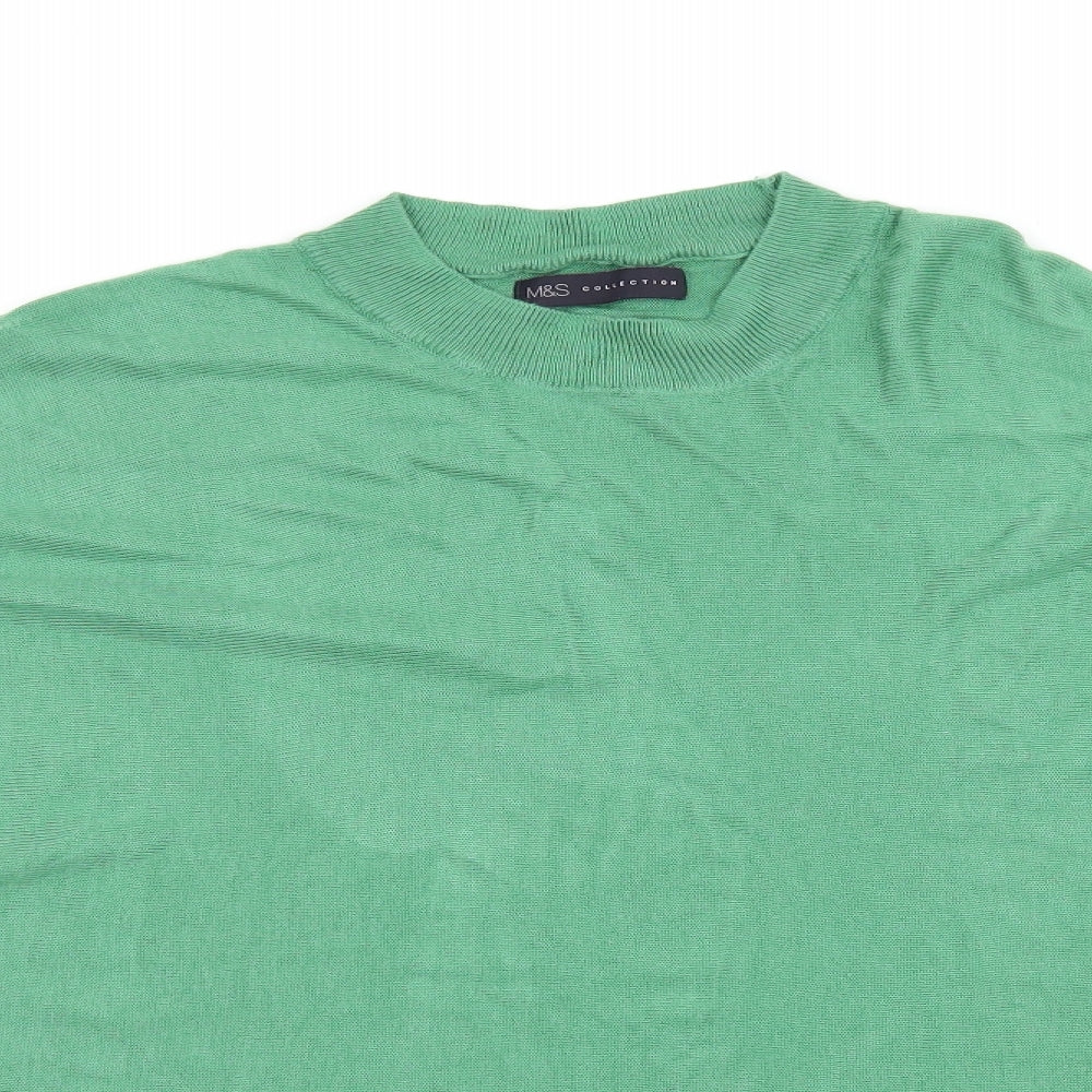 Marks & Spencer Womens Green  Knit Pullover Jumper Size L