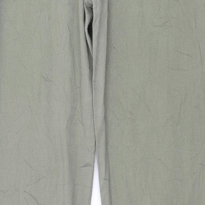Womens UK Size 38 in Preworn Regular Fit Straight Green Jeans