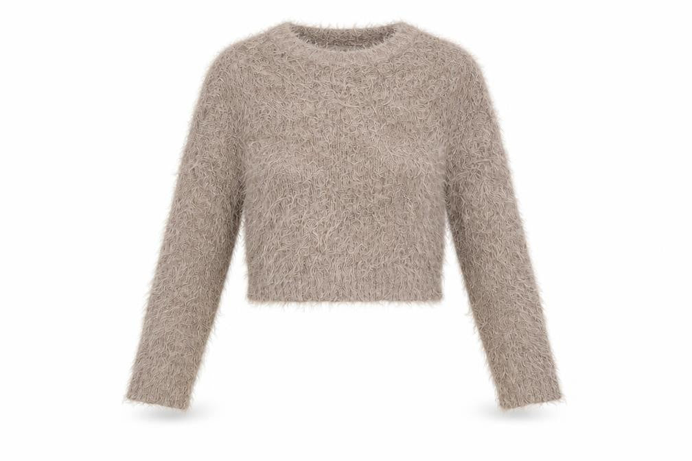 Next Womens Grey  Knit Pullover Jumper Size 8