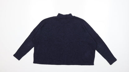 H&M Womens Blue  Knit Pullover Jumper Size XS