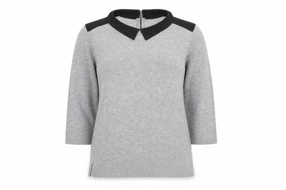 Papaya Womens Grey  Knit Pullover Jumper Size 20