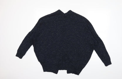 Papaya Womens Blue  Knit Cardigan Jumper Size M