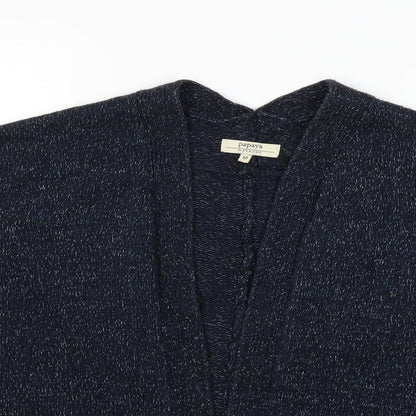 Papaya Womens Blue  Knit Cardigan Jumper Size M