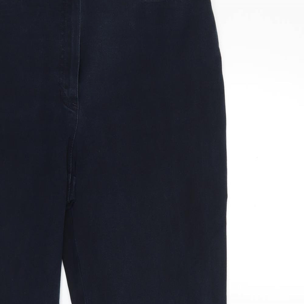 Olsen Womens Blue  Denim Straight Jeans Size 34 in L26 in