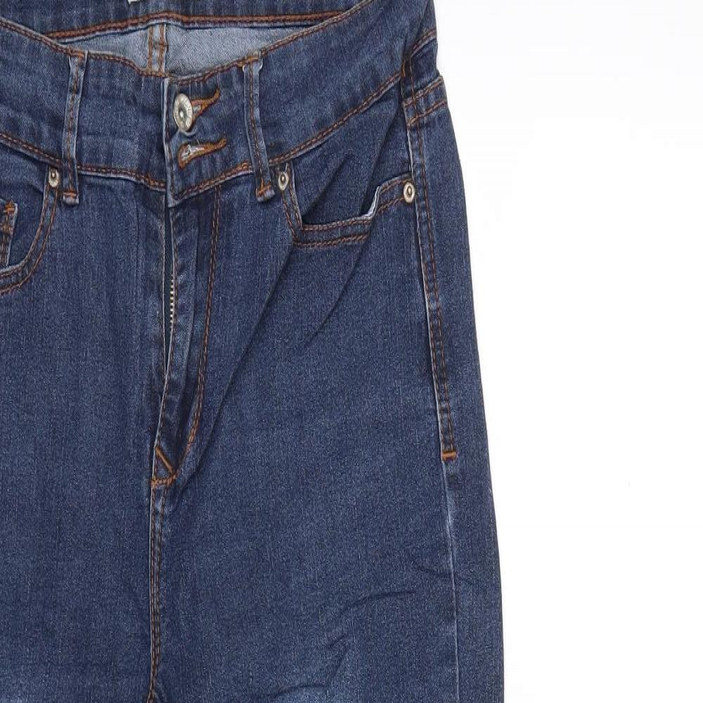 Womens UK Size 12 Janina Regular Fit Straight Blue Jeans