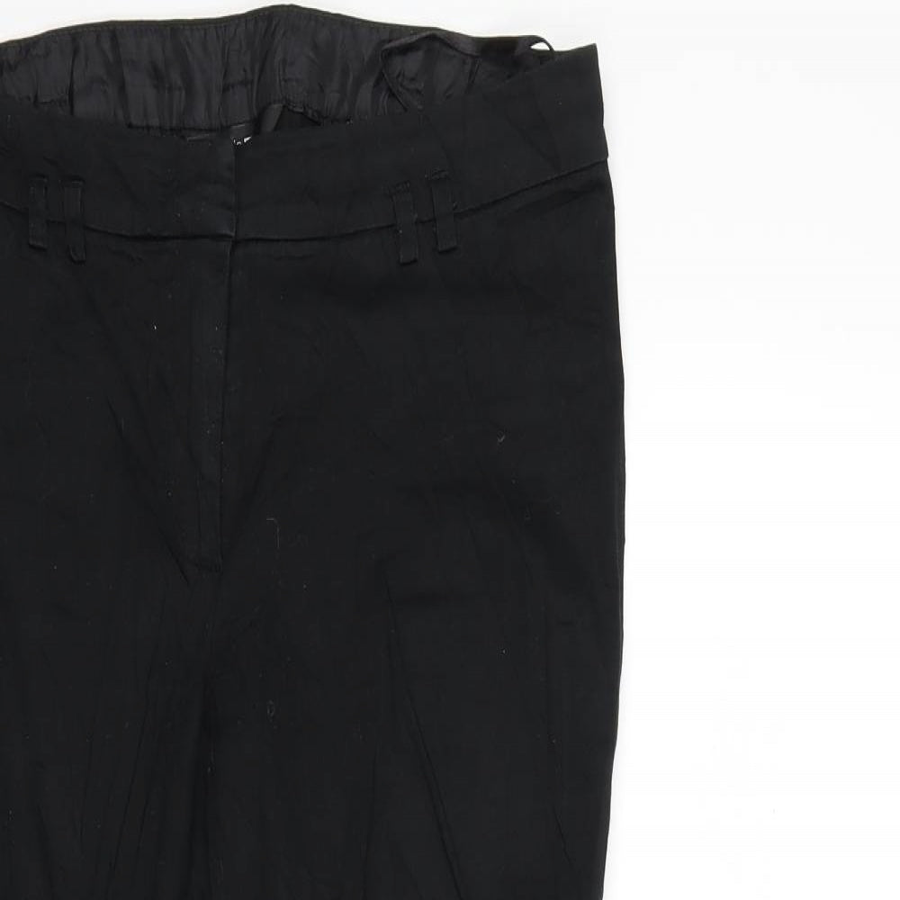F&F Womens Black   Trousers  Size 10 L22 in