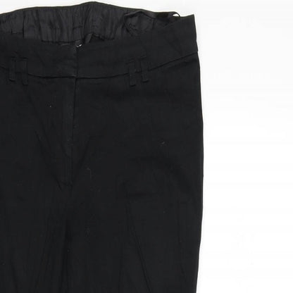 F&F Womens Black   Trousers  Size 10 L22 in