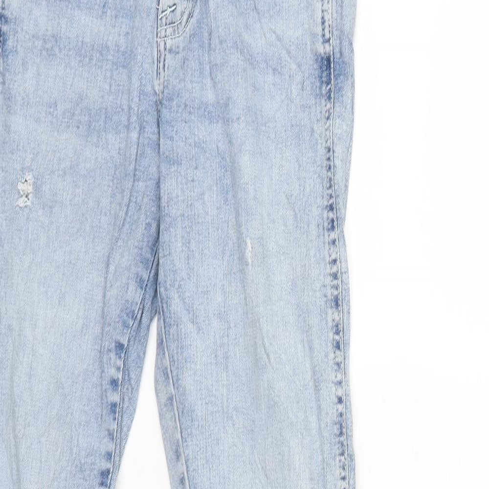 Womens UK Size 6 RESERVED Regular Fit Skinny Blue Jeans