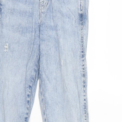 Womens UK Size 6 RESERVED Regular Fit Skinny Blue Jeans