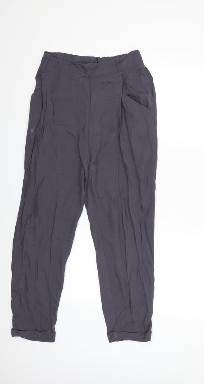 New Look Womens Grey   Trousers  Size 10 L26 in