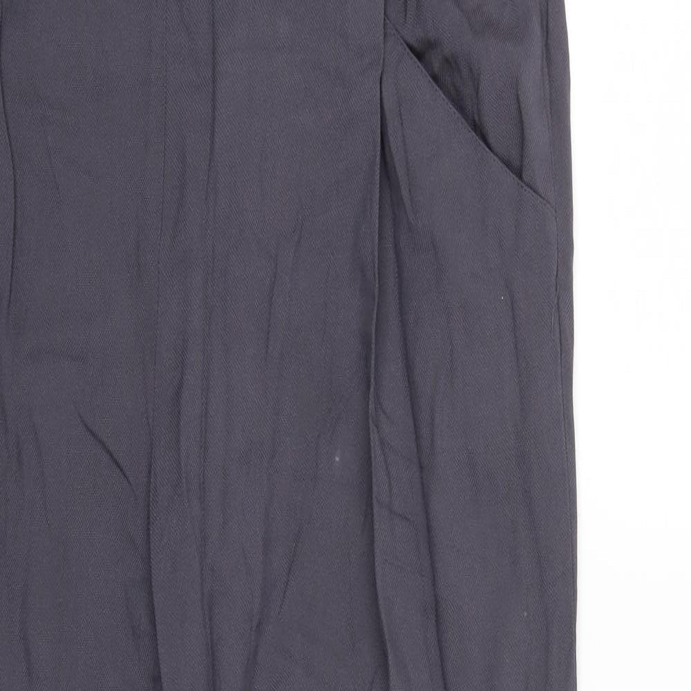 New Look Womens Grey   Trousers  Size 10 L26 in