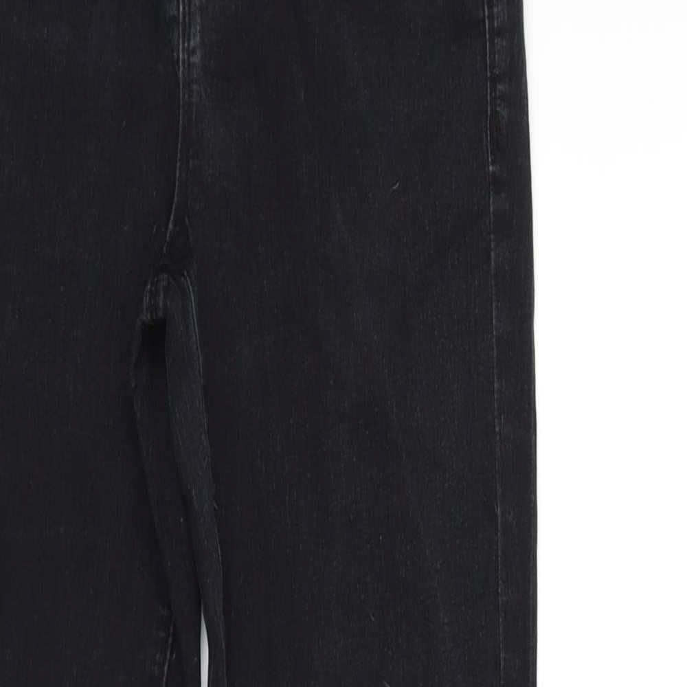 Denim & Co. Womens Black  Denim Skinny Jeans Size 8 L29 in