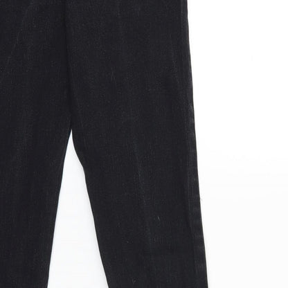 Denim & Co. Womens Black  Denim Skinny Jeans Size 8 L29 in