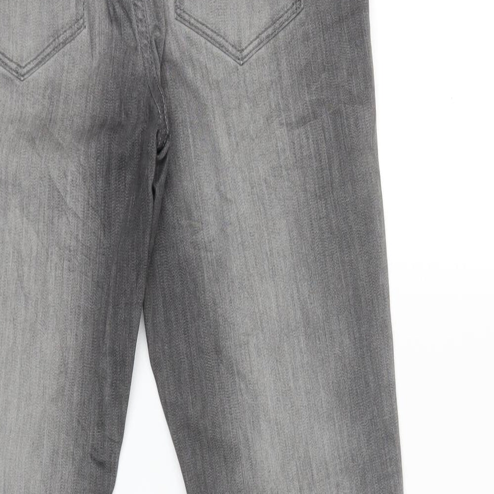 Womens UK Size 30 in Preworn Regular Fit Skinny Grey Jeans