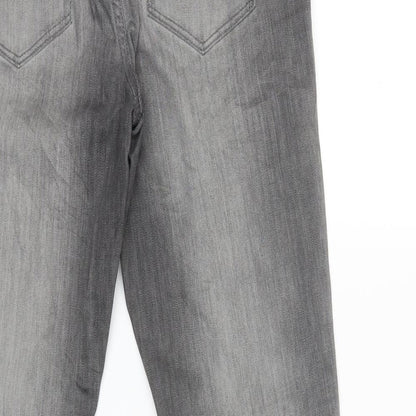 Womens UK Size 30 in Preworn Regular Fit Skinny Grey Jeans