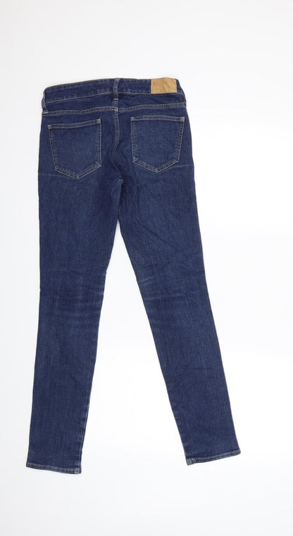 Womens UK Size 26 in Preworn Regular Fit Skinny Blue Jeans