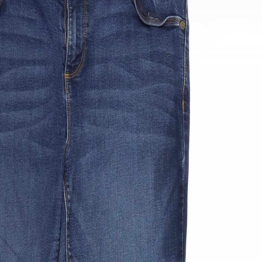 Womens UK Size 34 in Preworn Regular Fit Skinny Blue Jeans