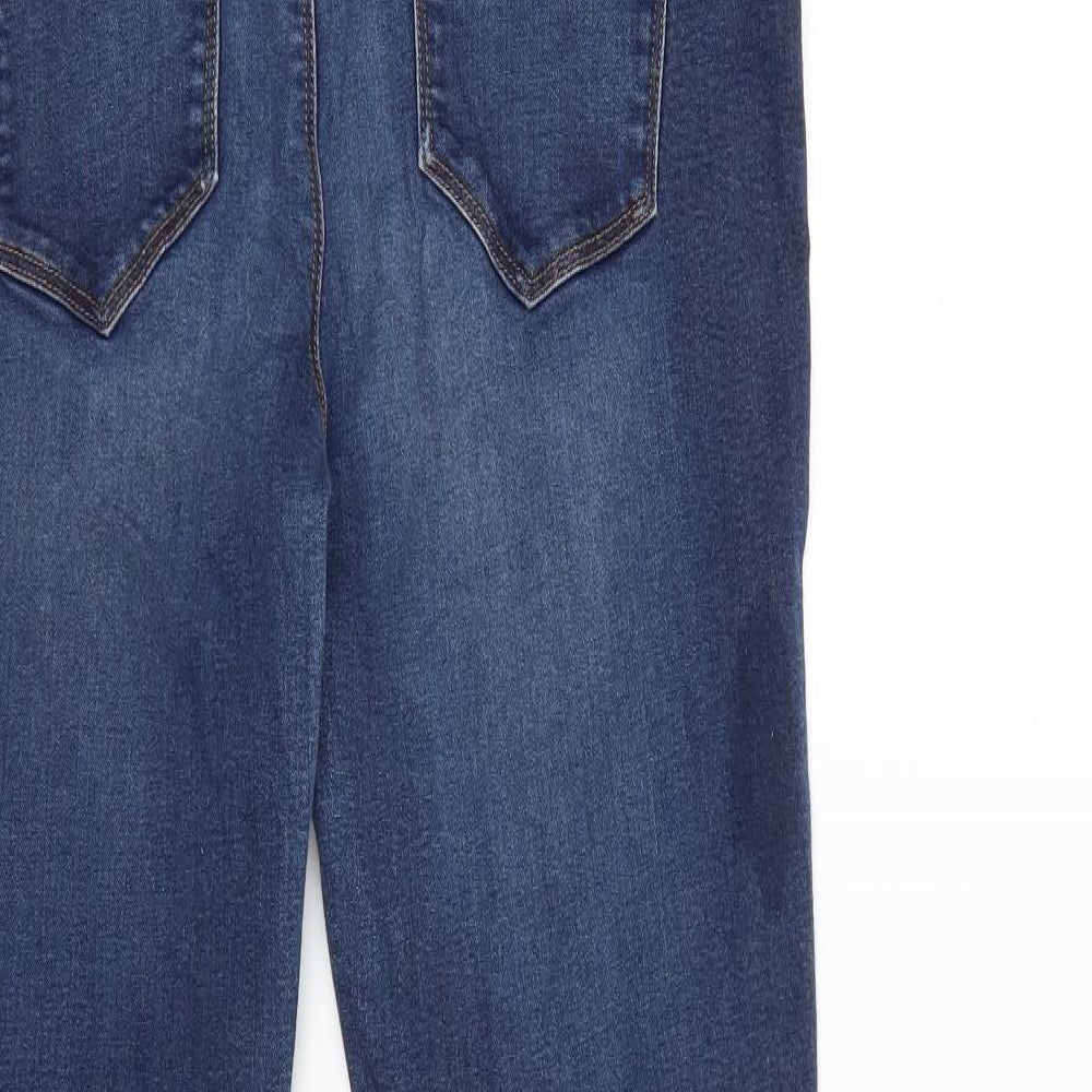 Womens UK Size 34 in Preworn Regular Fit Skinny Blue Jeans