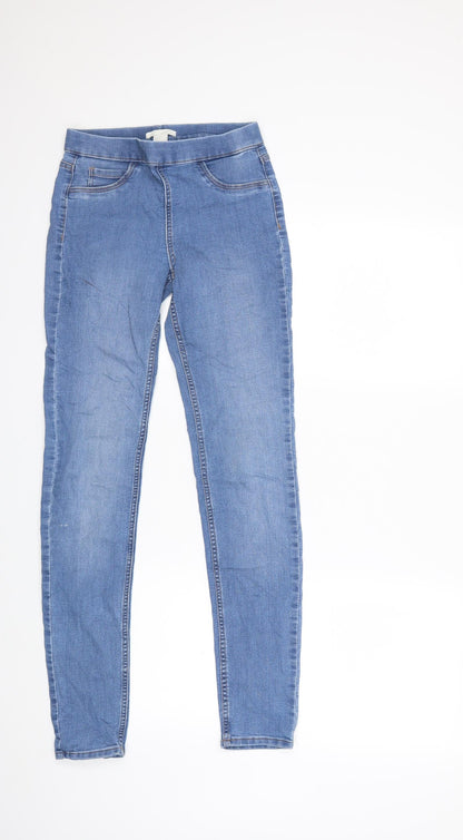 Womens UK Size 6 H&M Regular Fit Jegging Blue Jeans